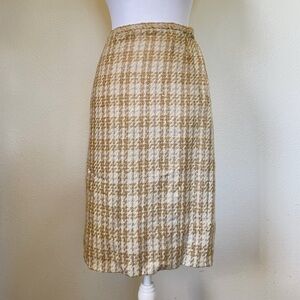 Vintage 1950s tweed pencil skirt by Evan Picone